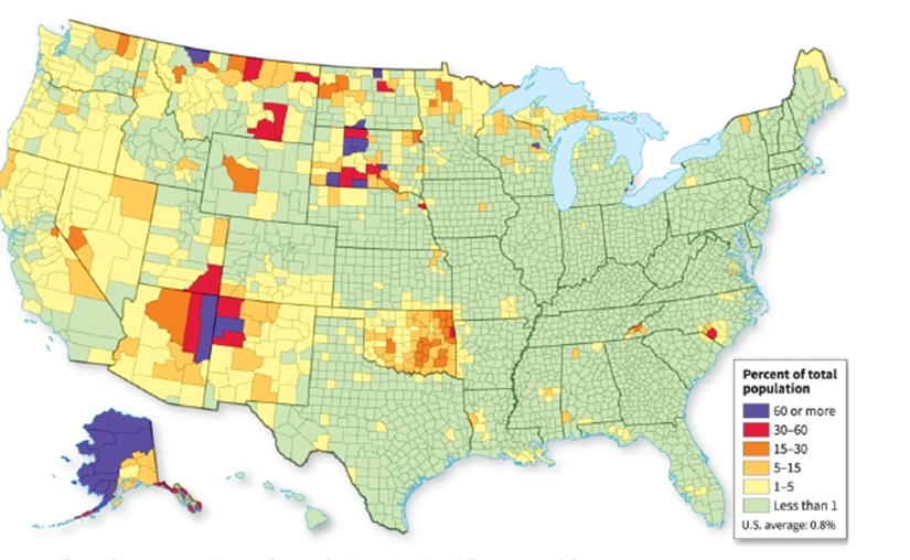 <strong> -Which characteristic of indigenous cultural regions is reflected in this map?</strong> A) their location in large forested regions B) poor access to roads and infrastructure C) their strong political voice D) a strong political presence in the national capital