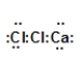 <strong>When calcium and chlorine react, they form an ionic compound. What is its Lewis dot structure?</strong> A) B) C) D)