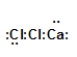 <strong>When calcium and chlorine react, they form an ionic compound. What is its Lewis dot structure?</strong> A) B) C) D)
