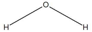 <strong>Water is best represented by which Lewis structure?</strong> A) B) C) D)
