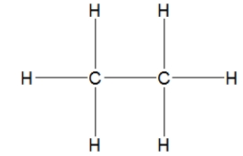 <strong>How is ethane best represented by a Lewis structure?</strong> A) B) C) D)