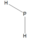 <strong>Phosphine, PH<sub>3</sub>, is structurally much like ammonia. Which of the following is the best Lewis structure of phosphine?</strong> A) B) C) D)