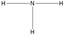 <strong>Which of the following choices is the best Lewis structure for ammonia?</strong> A) B) C) D)