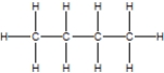 <strong>What is the correct Lewis structure for pentane?</strong> A) B) C) D)