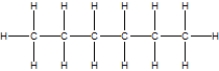 <strong>What is the correct Lewis structure for pentane?</strong> A) B) C) D)