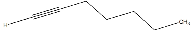 <strong>Which is the best depiction of the Lewis line structure of 2-hexyne?</strong> A) B) C) D)