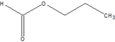 <strong>Which is the correct structure for ethylethanoate?</strong> A) B) C) D)