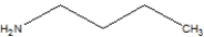 <strong>Which is the correct line structure for butylamine?</strong> A) B) C) D)