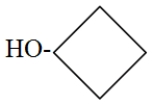 <strong>What is the name of the following compound? </strong> A)1-Butanol B)Cyclobutanol C)2-Butanol D)2-Cyclobutanol