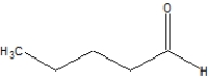 <strong>What is the correct line structure for butanal?</strong> A) B) C) D)