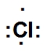 <strong>Which is the correct Lewis dot structure for chlorine?</strong> A) B) C) D)