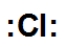 <strong>Which is the correct Lewis dot structure for chlorine?</strong> A) B) C) D)