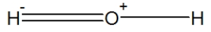 <strong>Which is the best representation of a water molecule?</strong> A) B) C) D)