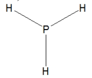 <strong>Phosphine, PH<sub>3</sub>, is structurally much like ammonia. Which of the following is the best Lewis structure of phosphine?</strong> A) B) C) D)