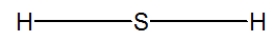 <strong>Hydrogen sulfide is considered the rotten egg gas, and has a structure much like water. Which of the following is its Lewis structure?</strong> A) B) C) D)