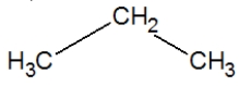 <strong>Propane, C<sub>3</sub>H<sub>8</sub>, is best represented by which condensed Lewis structure?</strong> A) B) C) D)