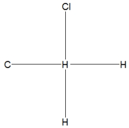 <strong>What is the correct Lewis structure for methyl chloride, CH<sub>3</sub>Cl?</strong> A) B) C) D)