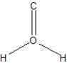 <strong>What is the best structural representation of formaldehyde, CH<sub>2</sub>O?</strong> A) B) C) D)