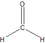<strong>What is the best structural representation of formaldehyde, CH<sub>2</sub>O?</strong> A) B) C) D)