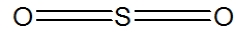 <strong>Which of the following represent the best structure for SO<sub>2</sub>?</strong> A) B) C) D)