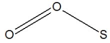 <strong>Which of the following represent the best structure for SO<sub>2</sub>?</strong> A) B) C) D)