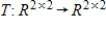The function defined by , where and are nonzero scalars, is a linear transformation.