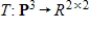 Determine if the linear transformation is an isomorphism.