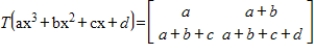 Determine if the linear transformation is an isomorphism.