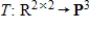 Find for the isomorphism , where .