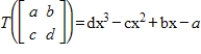 Find for the isomorphism , where .