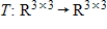 Suppose are orthogonal matrices, and let be defined by . Verify that is a linear transformation, determine if is an isomorphism, and if so, find .