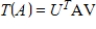 Suppose are orthogonal matrices, and let be defined by . Verify that is a linear transformation, determine if is an isomorphism, and if so, find .