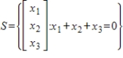 R is isomorphic to the subspace S of defined by .