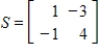 Let . Find the matrix A of the linear transformation with respect to bases G and Q, respectively. , 