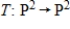 Suppose that has matrix with respect to the basis for the domain and for the codomain. Use the inverse of to find .