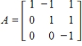 Suppose that has matrix with respect to the basis for the domain and for the codomain. Use the inverse of to find .