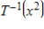 Suppose that has matrix with respect to the basis for the domain and for the codomain. Use the inverse of to find .