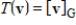 Let V be a vector space with basis , and let be the linear transformation . Then T is an isomorphism, and the matrix of T with respect to G and the standard basis is the identity matrix.