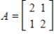Determine if A and B are similar matrices. ,