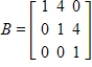 Determine if A and B are similar matrices. ,