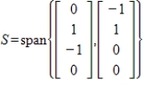 Find an orthonormal basis for the subspace   , and use it to to find   , where   .<div style=padding-top: 35px> 