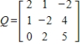 Determine   from the given matrix with orthogonal columns without using row operations.  <div style=padding-top: 35px> 