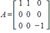Express the given matrix   as an outer product expansion   , where     and   are the singular values of   .  <div style=padding-top: 35px> 