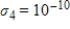 Determine the numerical rank of a   matrix with singular values   ,   ,   ,   , and   , if   .<div style=padding-top: 35px> 
