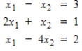 Find the normal equations for the given system.  <div style=padding-top: 35px> 