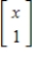 Let V be the set of all vectors , where x is in R. Using the usual rules for vector addition and scalar multiplication in R<sup>2</sup>, determine if V is a vector space, and if not explain why.