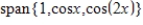 Determine if is in the subspace of given by .