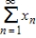 Determine the dimension of the subspace S of consisting of all sequences such that the series is convergent and satisfies .