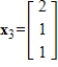 Determine which of , , and are eigenvectors of , and determine the associated eigenvalues.