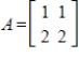 Find a basis for the eigenspace associated with eigenvalue for matrix .